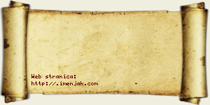 Jakov Radulović vizit kartica